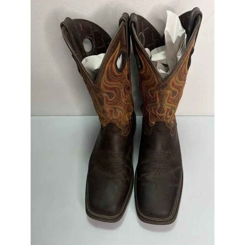 Durango Men’s Rebel Western DK Chestnut Boots DDB0317 Size 10M